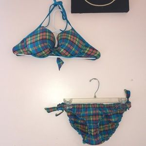 Hollister Plaid Bikini